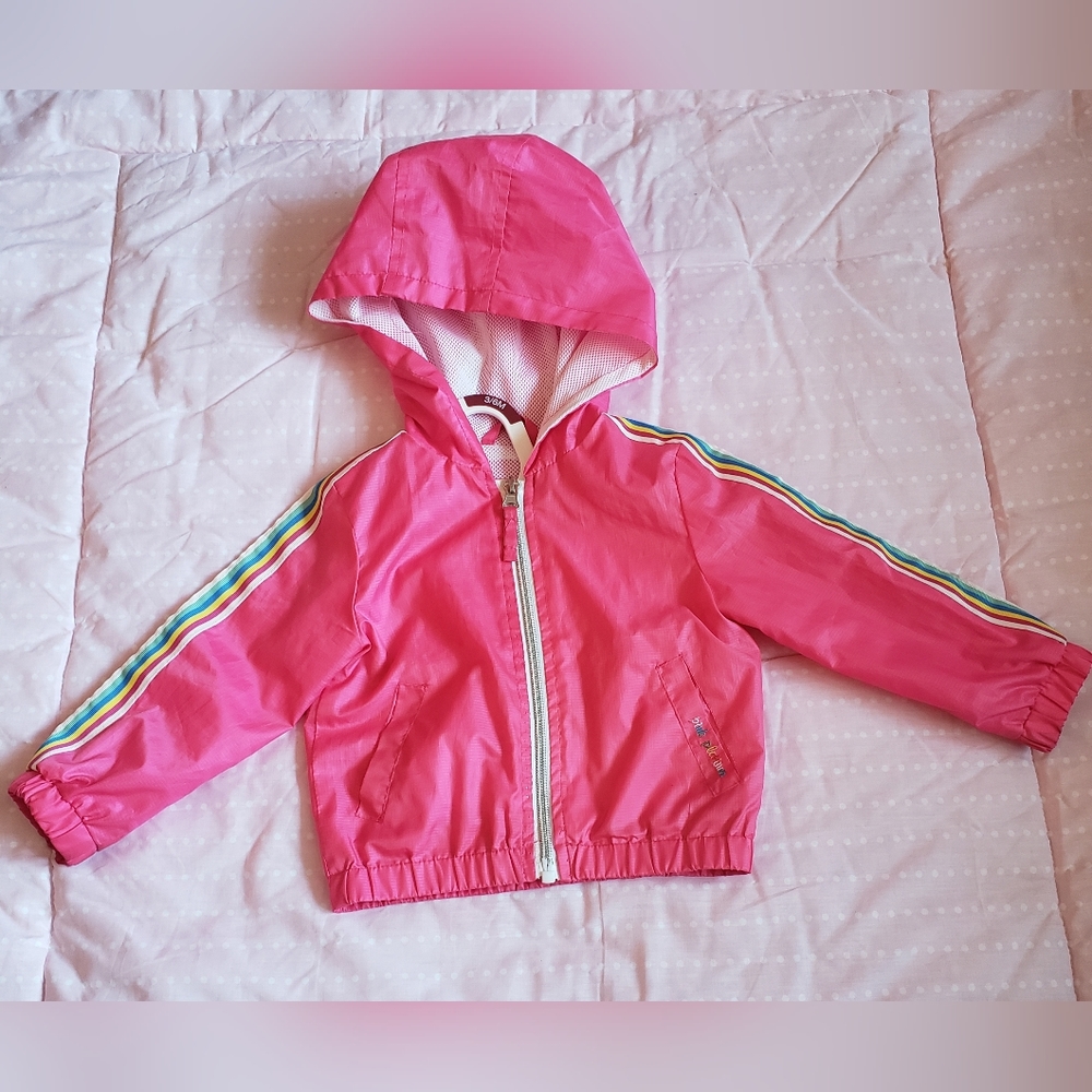 Babygirl Hot pink windbreaker jacket